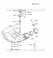 RESERVOIR CARBURANT/ROBINET pour Kawasaki TG MOTORS