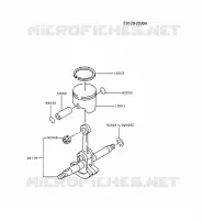 PISTON/VILEBREQUIN pour Kawasaki TG MOTORS