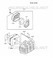 FILTRE &Agrave; AIR/POT D'&Egrave;CHAPPEMENT pour Kawasaki TG MOTORS