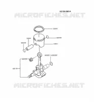 PISTON/VILEBREQUIN pour Kawasaki TG MOTORS