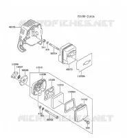 FILTRE &Agrave; AIR/POT D'&Egrave;CHAPPEMENT pour Kawasaki TG MOTORS