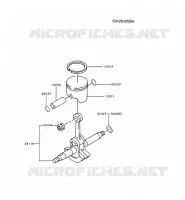 PISTON/VILEBREQUIN pour Kawasaki TG MOTORS