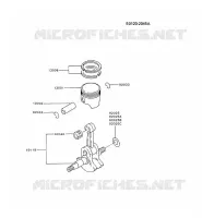 PISTON/VILEBREQUIN pour Kawasaki TG MOTORS