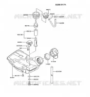 RESERVOIR CARBURANT/ROBINET pour Kawasaki TG MOTORS