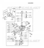 CARBURATEUR pour Kawasaki TG MOTORS