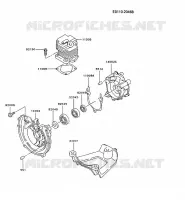 CULASSE/CARTER MOTEUR pour Kawasaki TG MOTORS
