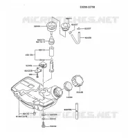 RESERVOIR CARBURANT/ROBINET pour Kawasaki TG MOTORS
