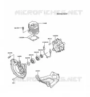 CULASSE/CARTER MOTEUR pour Kawasaki TG MOTORS