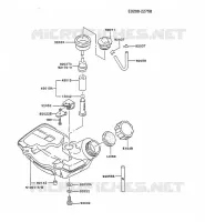RESERVOIR CARBURANT/ROBINET pour Kawasaki TG MOTORS