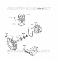 CULASSE/CARTER MOTEUR pour Kawasaki TG MOTORS