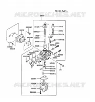 CARBURATEUR pour Kawasaki TG MOTORS