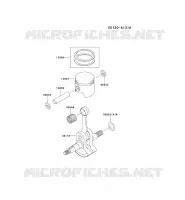 PISTON/VILEBREQUIN pour Kawasaki TH MOTORS