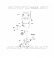 PISTON/VILEBREQUIN pour Kawasaki TH MOTORS
