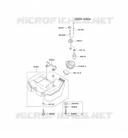 RESERVOIR CARBURANT/ROBINET pour Kawasaki TH MOTORS