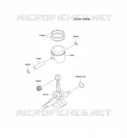 PISTON/VILEBREQUIN pour Kawasaki TH MOTORS