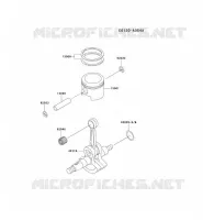 PISTON/VILEBREQUIN pour Kawasaki TH MOTORS