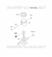 PISTON/VILEBREQUIN pour Kawasaki TH MOTORS