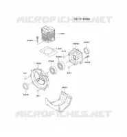 CULASSE/CARTER MOTEUR pour Kawasaki TH MOTORS