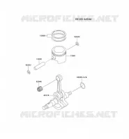 PISTON/VILEBREQUIN pour Kawasaki TH MOTORS