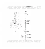 RESERVOIR CARBURANT/ROBINET pour Kawasaki TH MOTORS