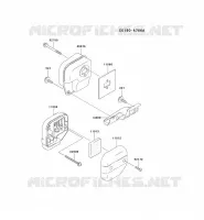 FILTRE &Agrave; AIR/POT D'&Egrave;CHAPPEMENT pour Kawasaki TH MOTORS
