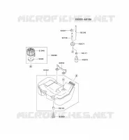 RESERVOIR/ROBINET pour Kawasaki TH MOTORS