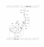 RESERVOIR/ROBINET pour Kawasaki TH MOTORS