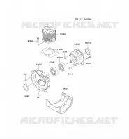 CULASSE/CARTER MOTEUR pour Kawasaki TH MOTORS