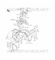 BAVETTE pour Kawasaki BRUTE FORCE 750 4X4I EPS