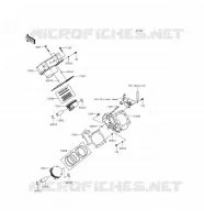 CYLINDRE/PISTON pour Kawasaki BRUTE FORCE 750 4X4I EPS