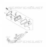 FEUX ARRI&Egrave;RE(S) pour Kawasaki BRUTE FORCE 750 4X4I EPS