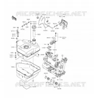 RESERVOIR CARBURANT pour Kawasaki BRUTE FORCE 750 4X4I EPS
