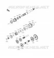 TRANSMISSION pour Kawasaki BRUTE FORCE 750 4X4I EPS