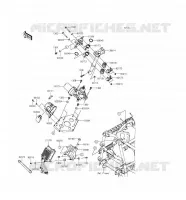 ARBRE DE DIRECTION pour Kawasaki BRUTE FORCE 750 4X4I EPS
