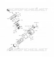 CYLINDRE/PISTON pour Kawasaki BRUTE FORCE 750 4X4I EPS