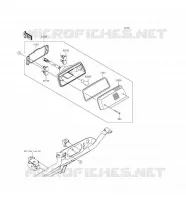 FEUX ARRI&Egrave;RE(S) pour Kawasaki BRUTE FORCE 750 4X4I EPS