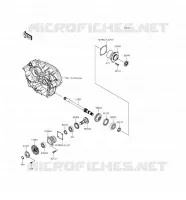 PIGNON CONIQUE AVANT pour Kawasaki BRUTE FORCE 750 4X4I EPS