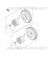 PNEUS pour Kawasaki BRUTE FORCE 750 4X4I EPS