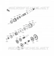 TRANSMISSION pour Kawasaki BRUTE FORCE 750 4X4I EPS