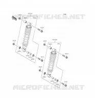 AMORTISSEUR pour Kawasaki BRUTE FORCE 750 4X4I EPS