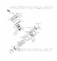 CYLINDRE/PISTON pour Kawasaki BRUTE FORCE 750 4X4I EPS