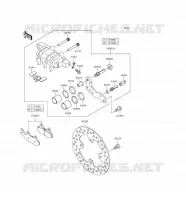 FREIN AVANT pour Kawasaki BRUTE FORCE 750 4X4I EPS