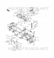 PIECE DE CADRE (COUVERTURE) pour Kawasaki BRUTE FORCE 750 4X4I EPS