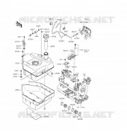 RESERVOIR CARBURANT pour Kawasaki BRUTE FORCE 750 4X4I EPS