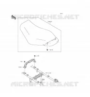 SELLE pour Kawasaki BRUTE FORCE 750 4X4I EPS