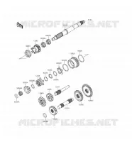 TRANSMISSION pour Kawasaki BRUTE FORCE 750 4X4I EPS