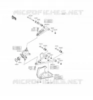 AMORTISSEUR AVANT pour Kawasaki BRUTE FORCE 750 4X4I