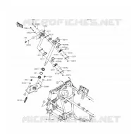 ARBRE DE DIRECTION pour Kawasaki BRUTE FORCE 750 4X4I