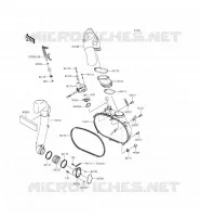 COUVERCLE CONVERTISSEUR pour Kawasaki BRUTE FORCE 750 4X4I