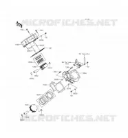 CYLINDRE/PISTON pour Kawasaki BRUTE FORCE 750 4X4I